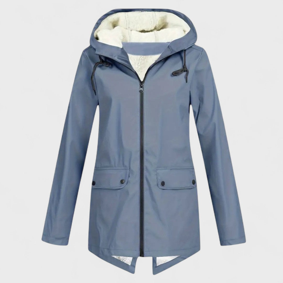 Astrid - Parka imperméable doublé en polaire