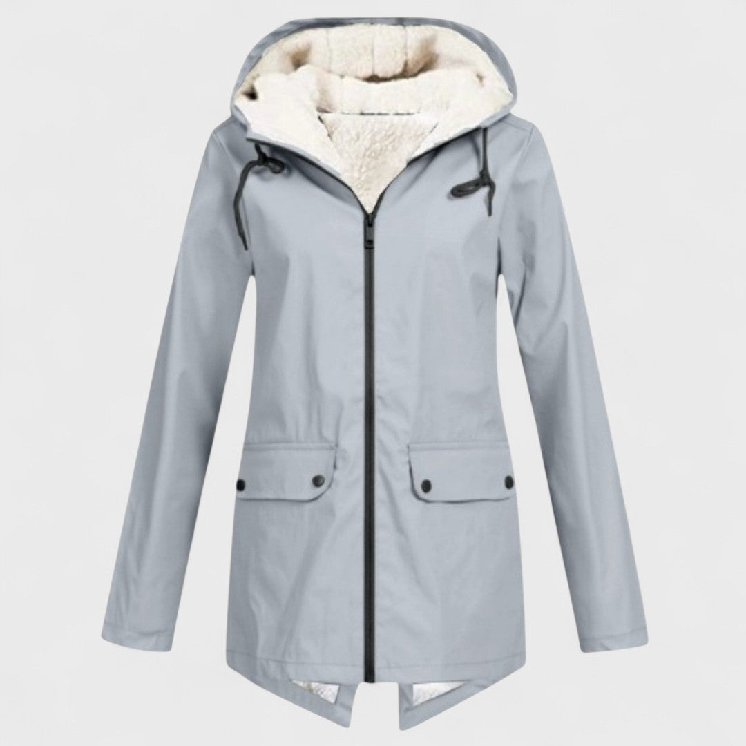 Astrid - Parka imperméable doublé en polaire