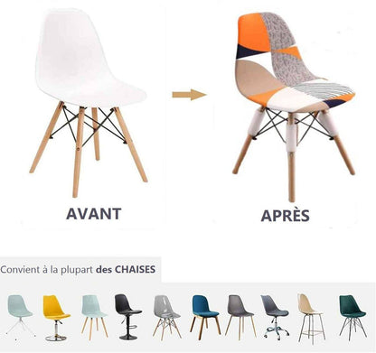 Housse de Chaise Scandinave Extensible - Design Moderne & Protection Durable
