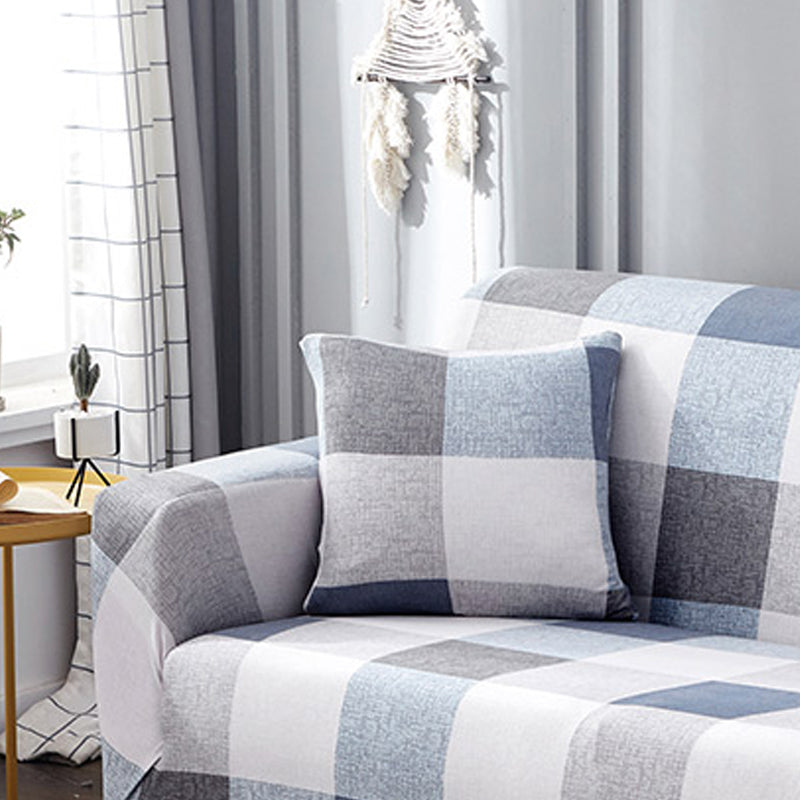 Housse de coussin élastique en spandex imprimée assortie à la taie d'oreiller