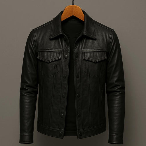 Darius™ | Veste en cuir premium style moto