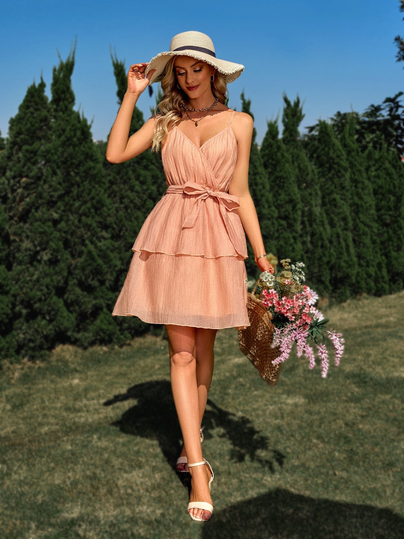 Robe champêtre courte