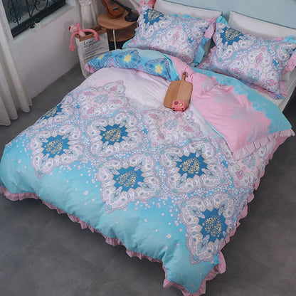 Housse de couette une pièce en pur coton, housse de couette en coton simple ou double