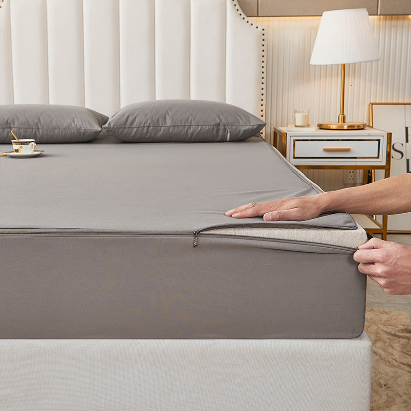 Protège-matelas imperméable intégral à six faces, anti-urine et anti-humidité, respirant