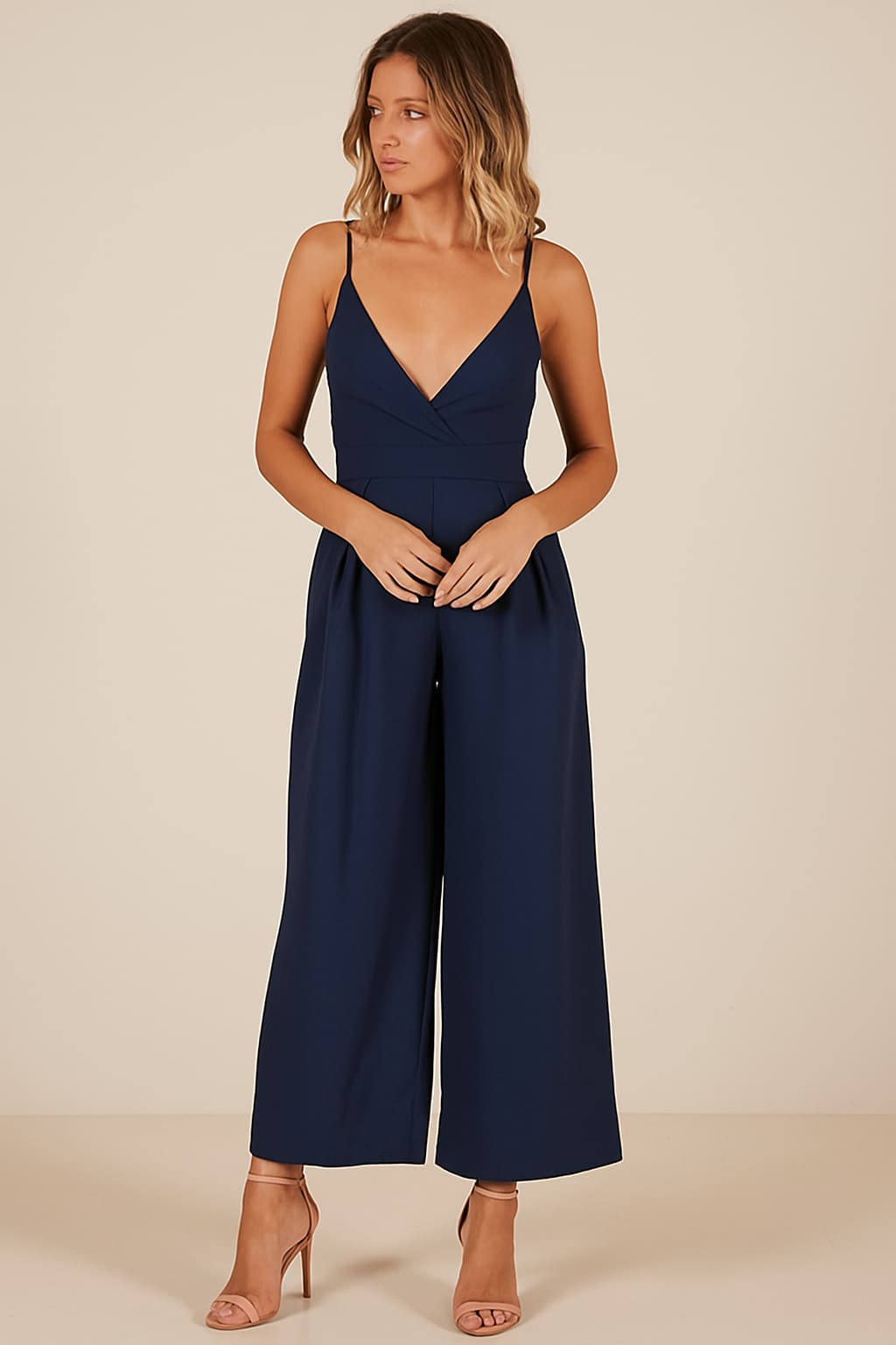 Combinaison élégante bleue