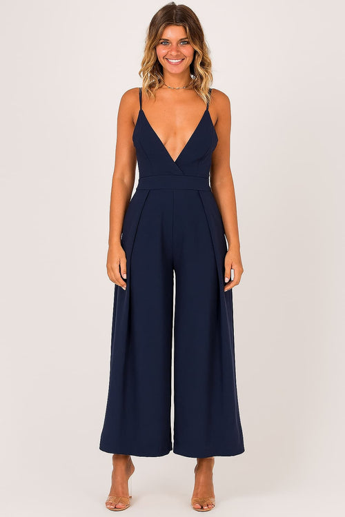 Combinaison élégante bleue