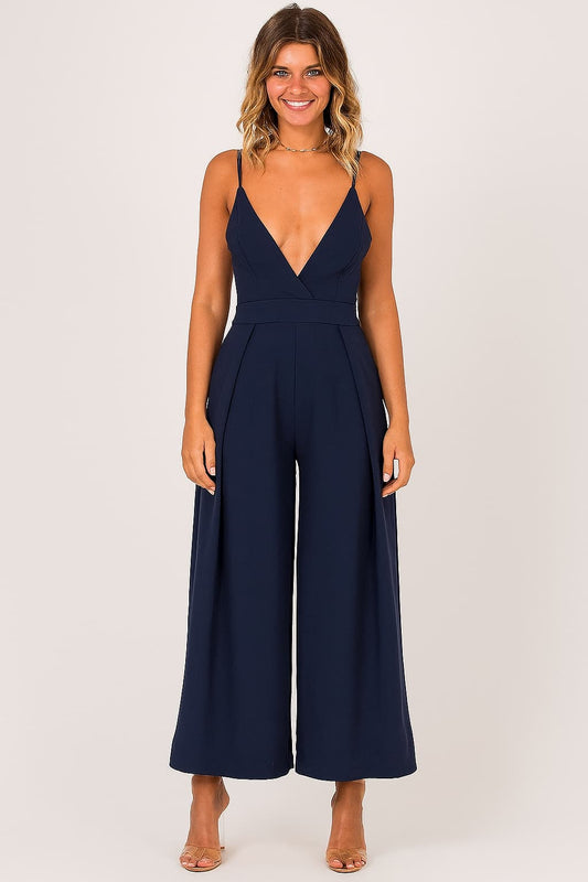 Combinaison élégante bleue