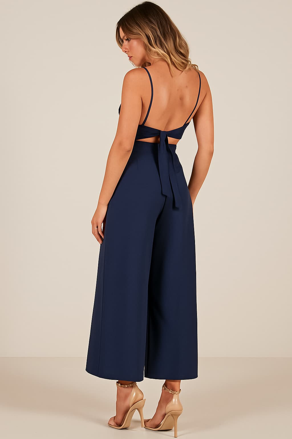 Combinaison élégante bleue