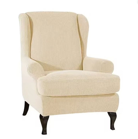 Housse fauteuil <br> Crapaud Crème