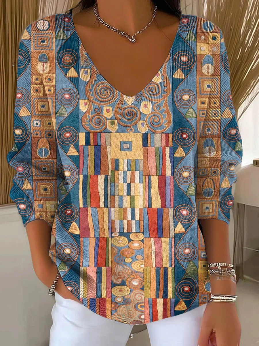 MP – Pull en tricot avec décolleté en V