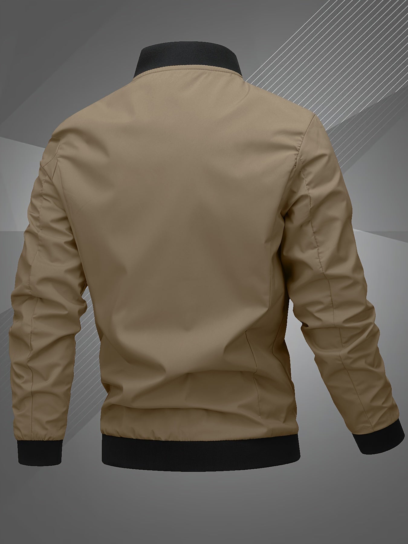 Harm | Veste Bomber Casual à Manches Longues
