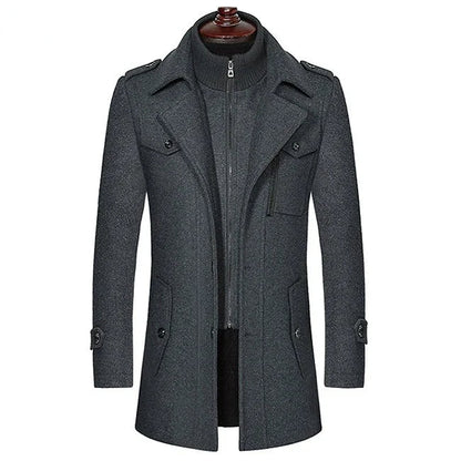 Demeron – Manteau Élégance intemporelle pour l'homme moderne
