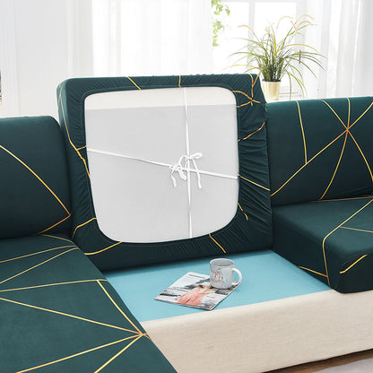 Housse de canapé imprimée antidérapante élastique