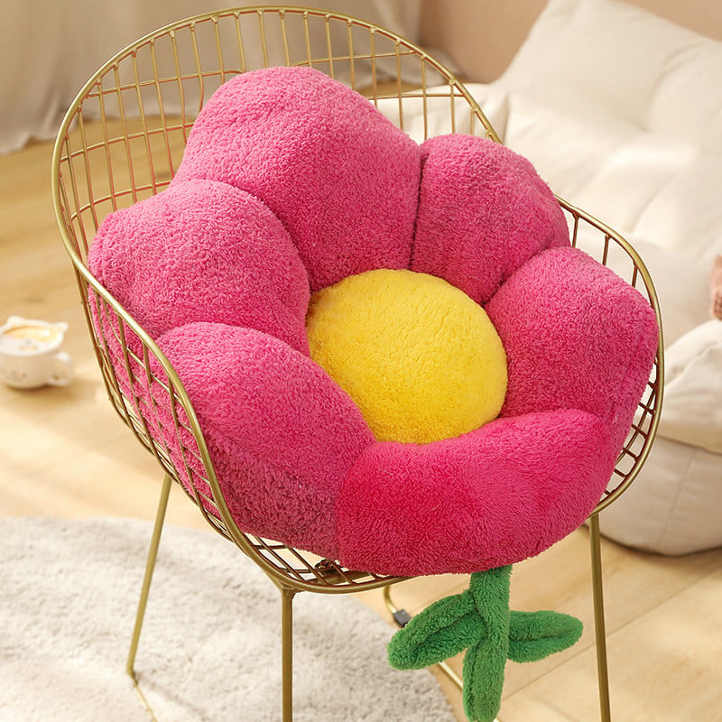 Coussin de sol futon fleuri pour la maison, idéal pour les petits espaces.