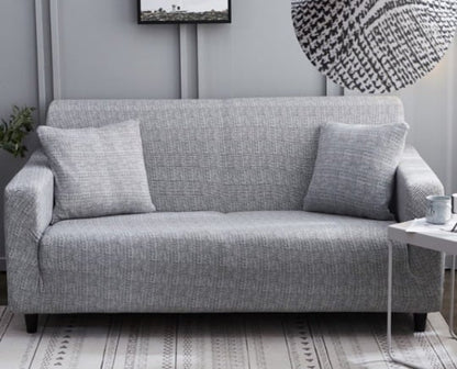 Housse de coussin élastique en spandex imprimée assortie à la taie d'oreiller