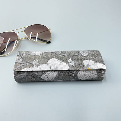 Etui lunette <br> Floral Gris