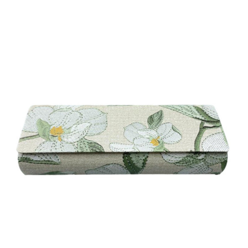Etui lunette <br> Floral Vert