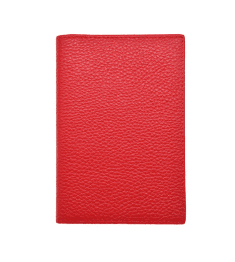 Etui passeport <br> Cuir Rouge