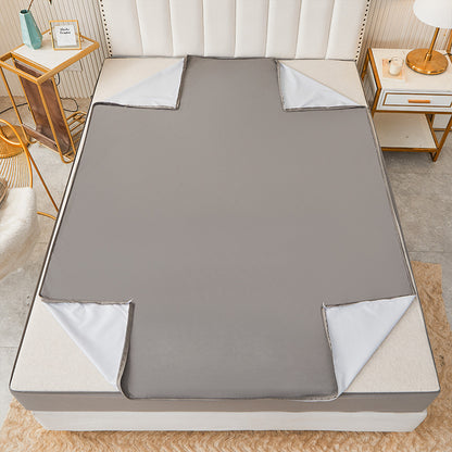 Protège-matelas imperméable intégral à six faces, anti-urine et anti-humidité, respirant