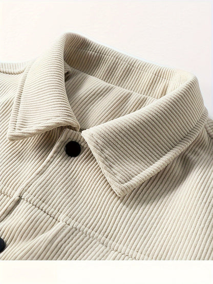 Veste en Velours Élégant