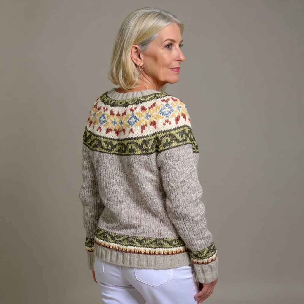 Automne | Veste en tricot vintage islandaise
