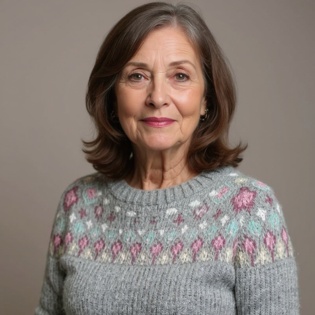 Julia | Pull Islandais Vintage