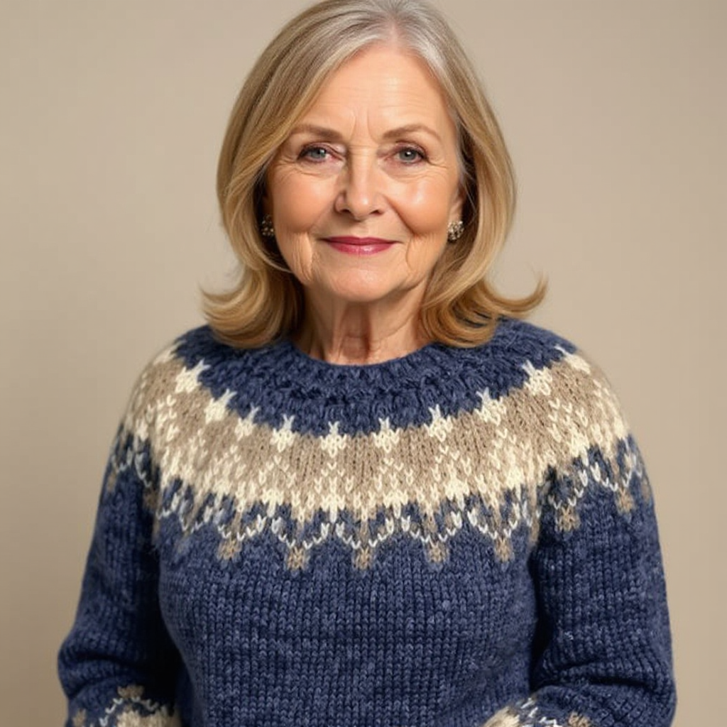 Angela | Pull Islandais Vintage