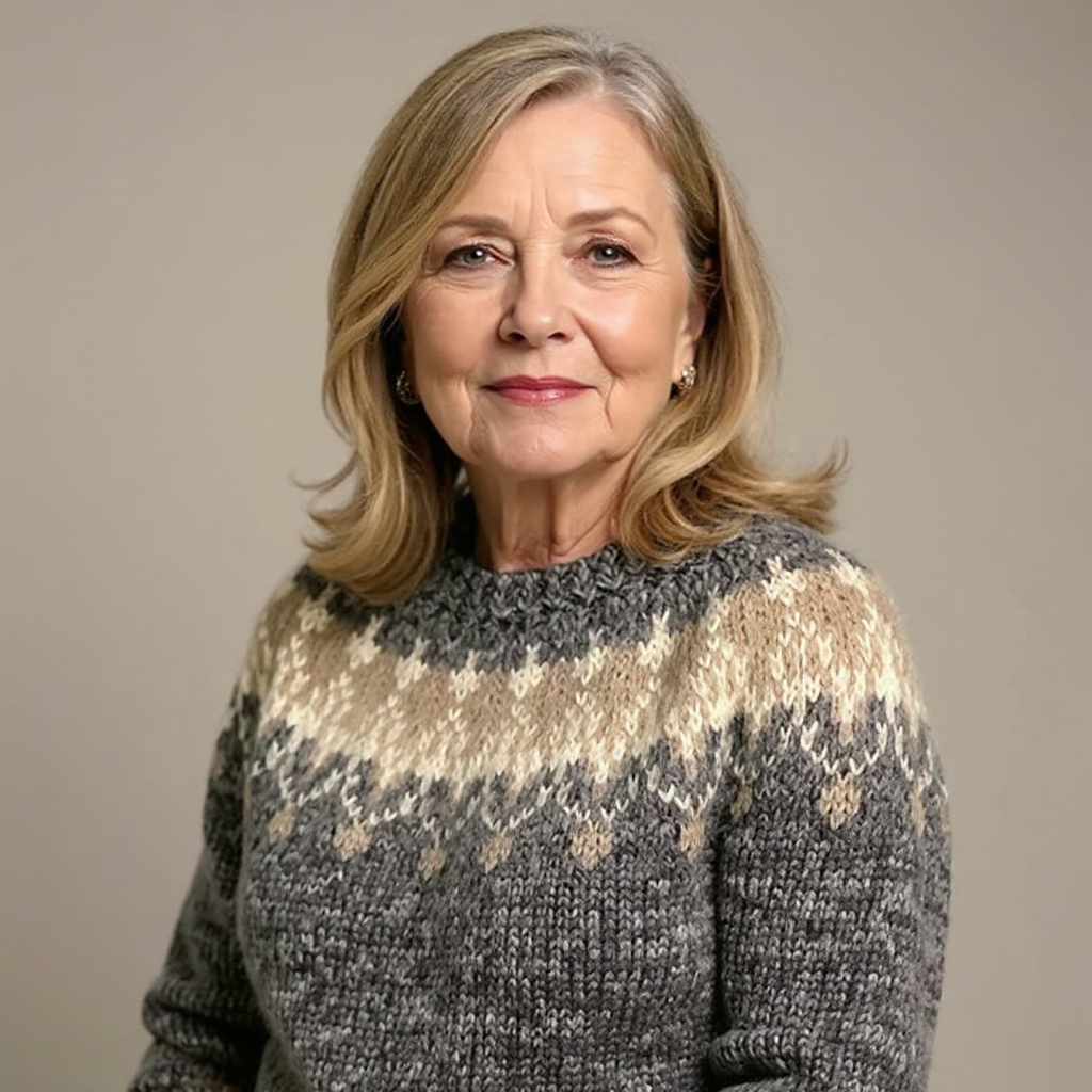 Angela | Pull Islandais Vintage