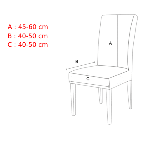 Housse de Chaise Extensible - Marron