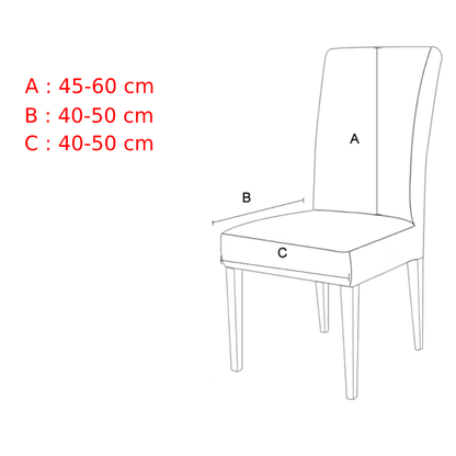 Housse de Chaise Universelle - Rouge
