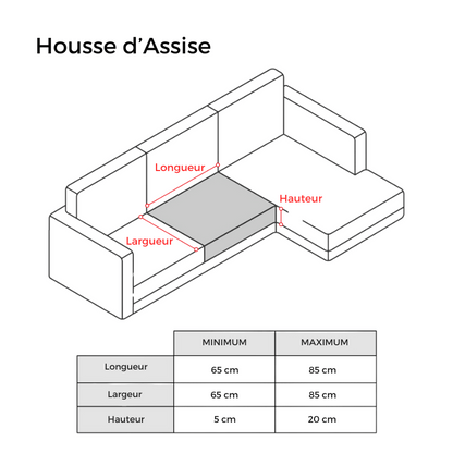 Housse Coussin Canapé - Résistant aux éclaboussures - Labyrinthe
