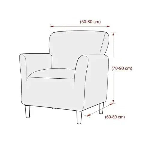 Housse de Fauteuil Crapaud Bleu Marine - Sobriété et Protection