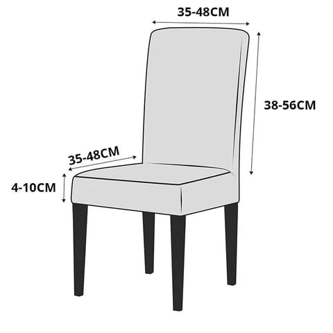 Housse de Chaise Extensible - Motifs Imprimée