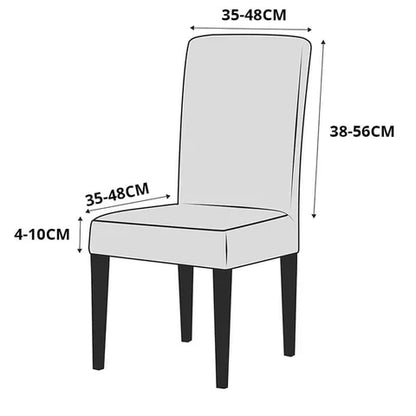 Housse de Chaise Extensible - Motifs Imprimée