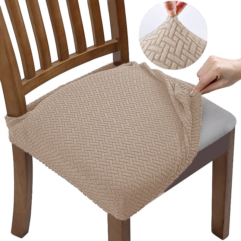 Housse Assise de Chaise - Jacquard - Dune