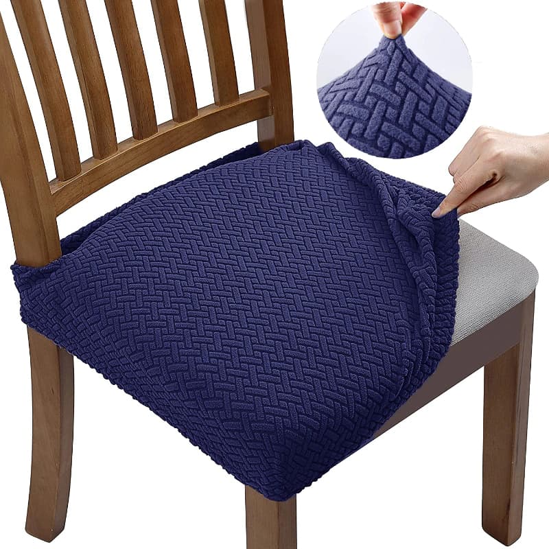 Housse Assise de Chaise - Jacquard - Nuit