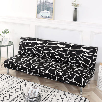 Housse de Canapé Extensible <br> Graphique Noire
