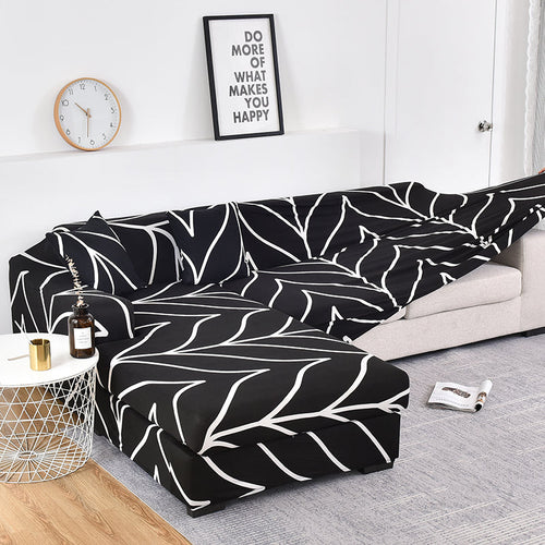 Housse de Canapé <br> Feuillage graphique