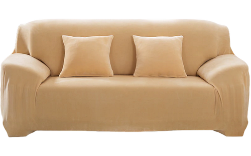 Housse Canapé <br> Velours Beige