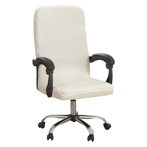 Housse Chaise de Bureau  Blanc