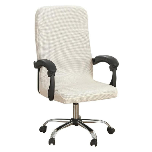 Housse Chaise de Bureau  Blanc