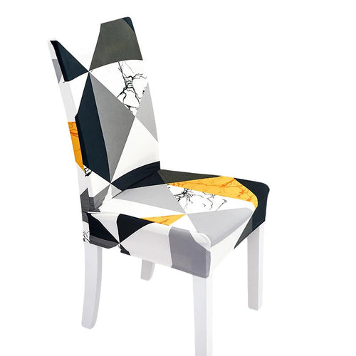Housse de Chaise Extensible <br>  Géométrique