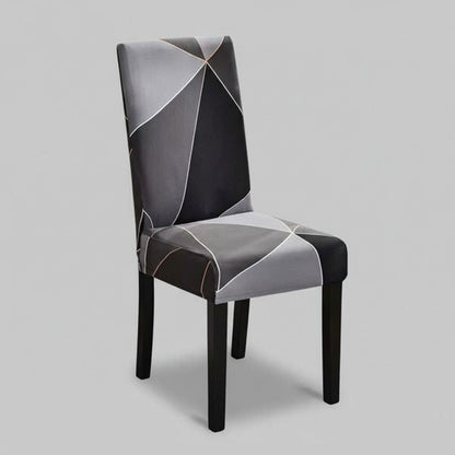 Housse de chaise tissu épais pour salle à manger - Housse de chaise grand dossier