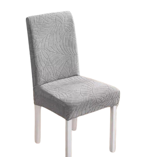 Housse de Chaise Extensible <br> Jacquard Gris Clair