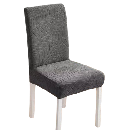 Housse de Chaise Extensible <br> Jacquard Gris