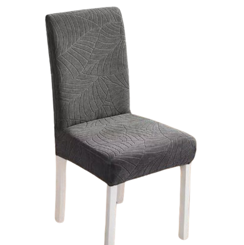 Housse de Chaise Extensible <br> Jacquard Gris