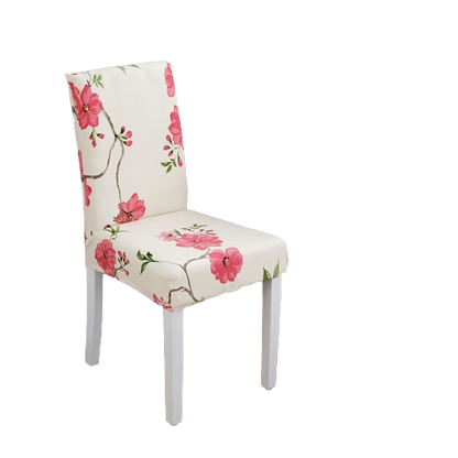 Housse de chaise <br> Fleurie Rose