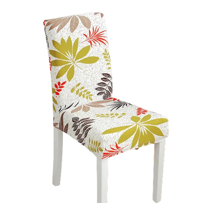 Housse de chaise <br> Florale Jaune