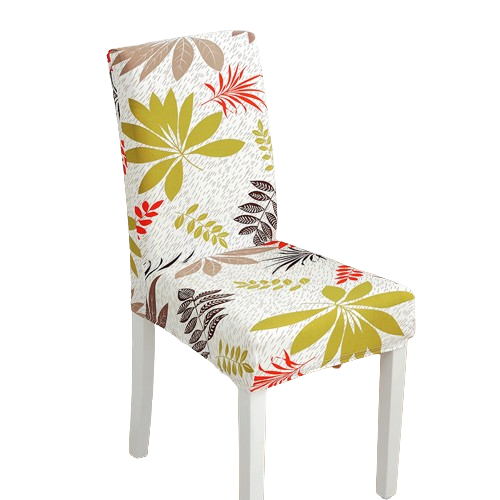 Housse de chaise <br> Florale Jaune