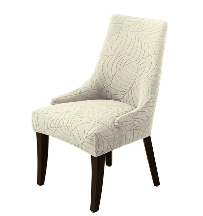 Housse de chaise Inclinée  <br> Jacquard Beige